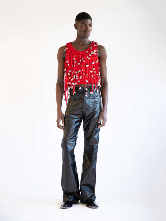 The Stud Tassel Vest