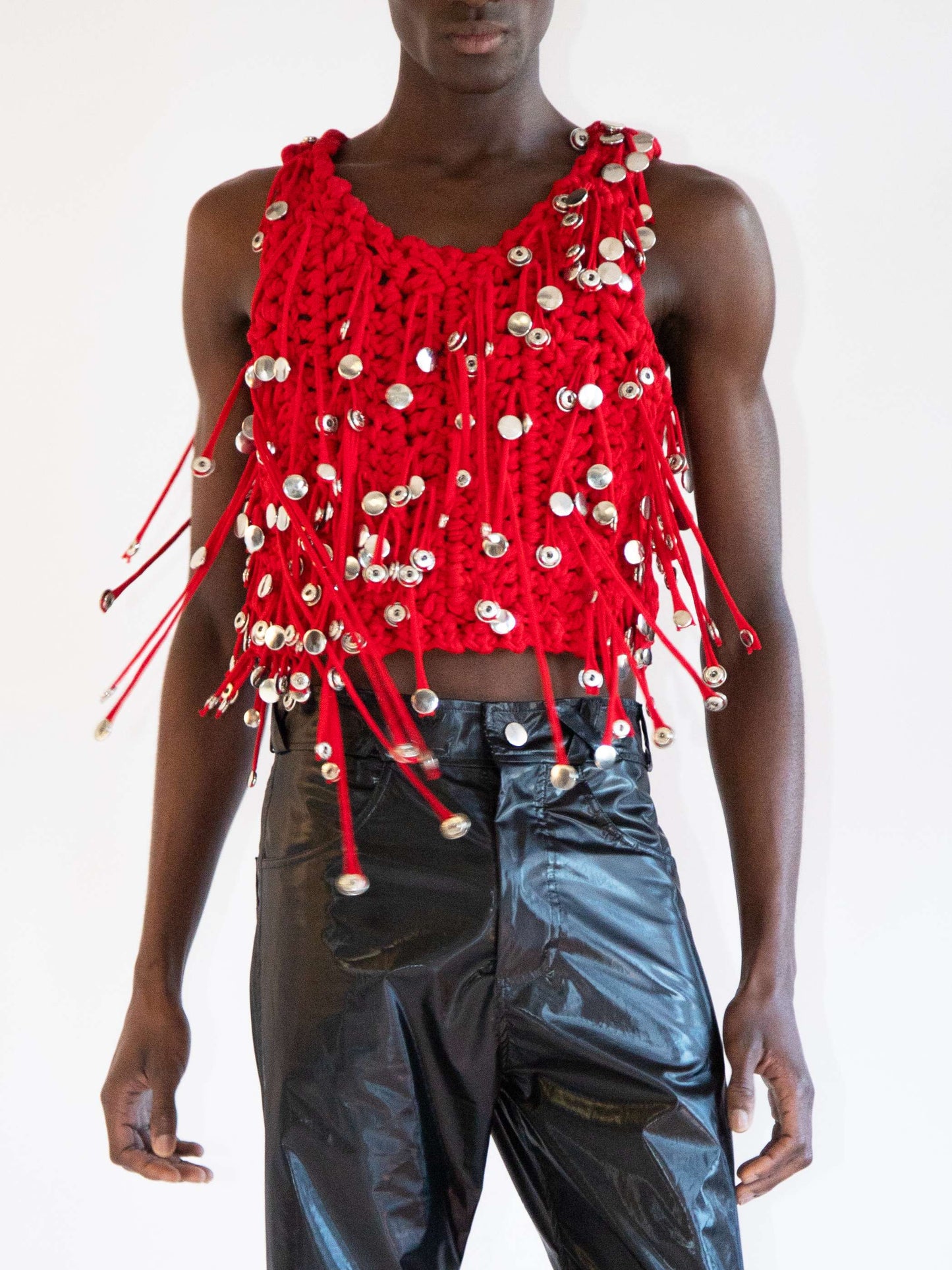 The Stud Tassel Vest