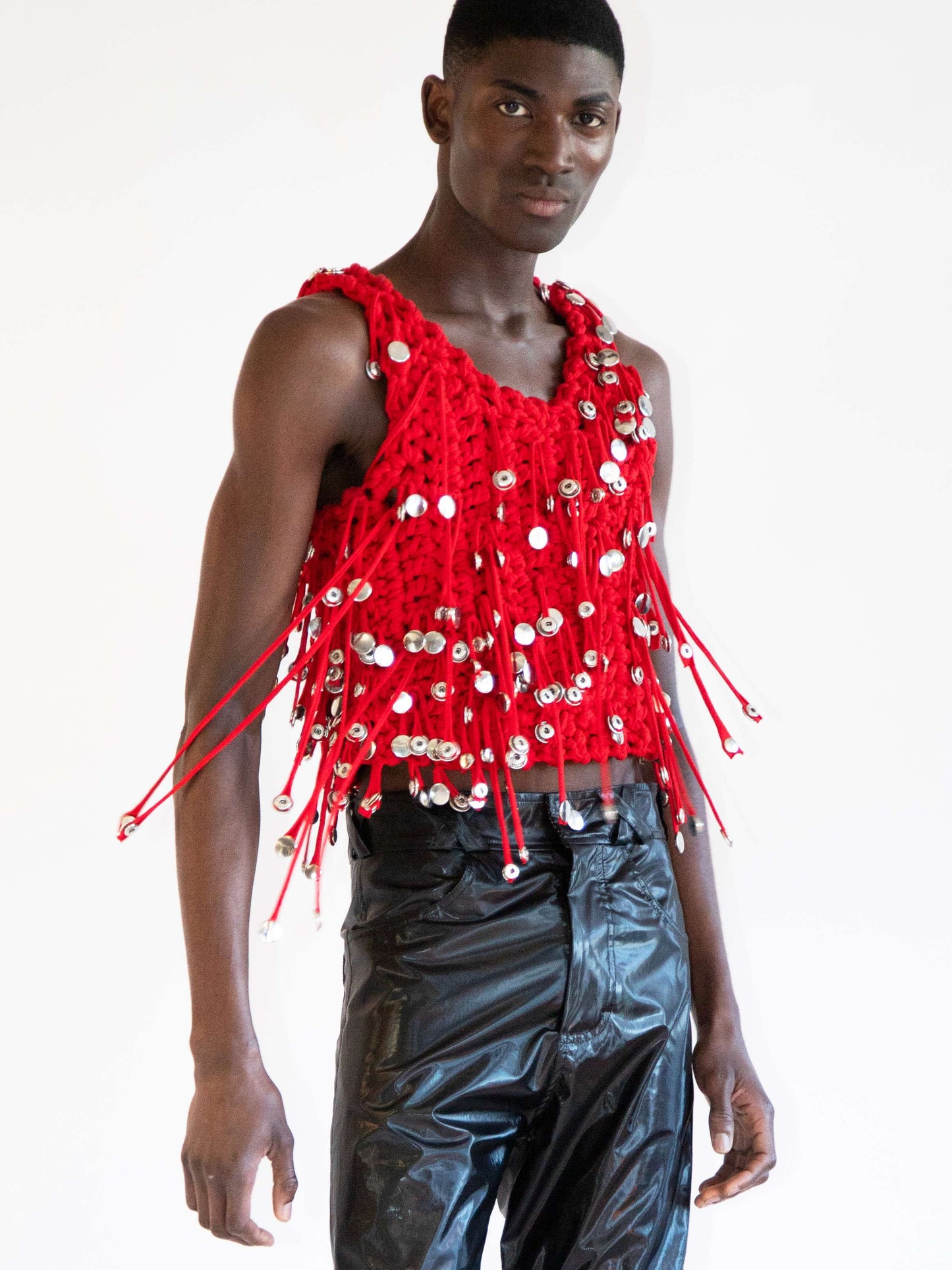 The Stud Tassel Vest