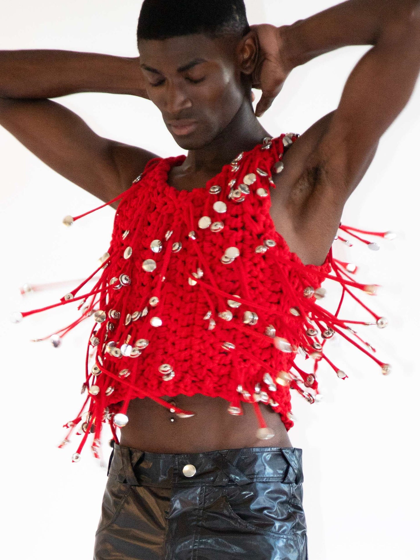 The Stud Tassel Vest