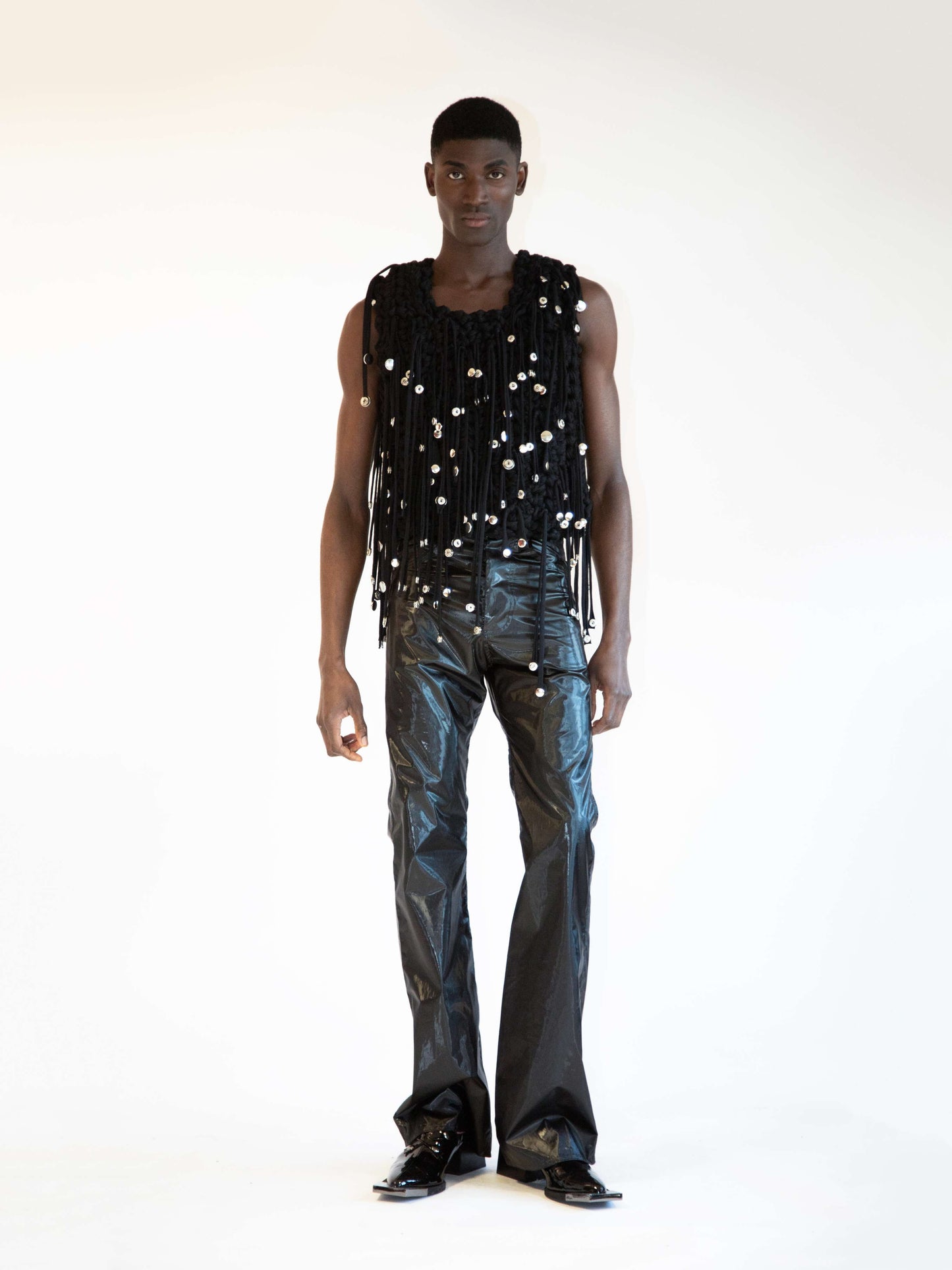 The Stud Tassel Vest