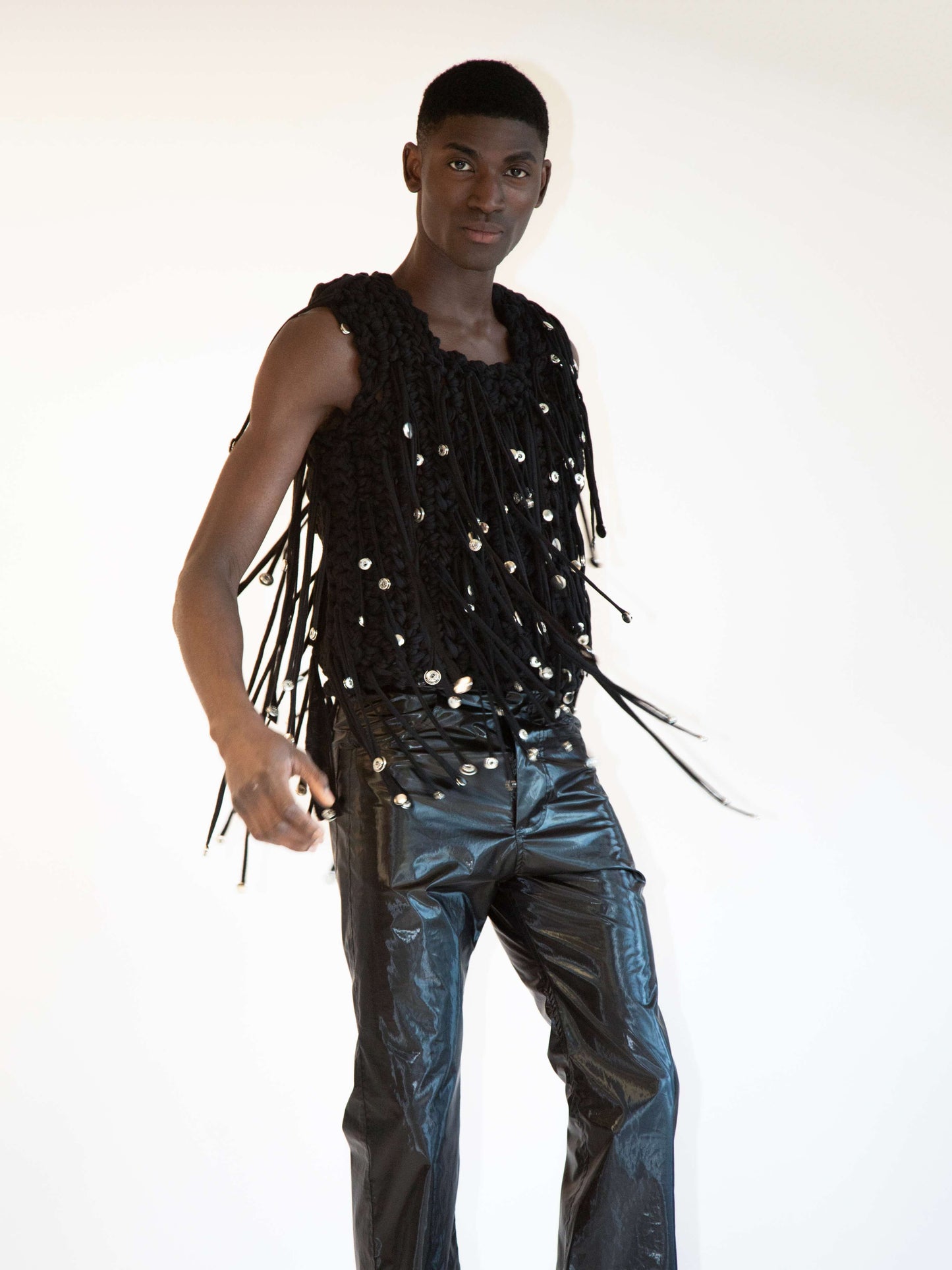 The Stud Tassel Vest