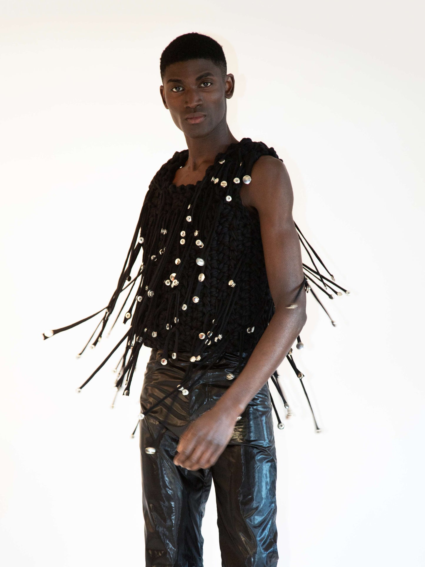 The Stud Tassel Vest